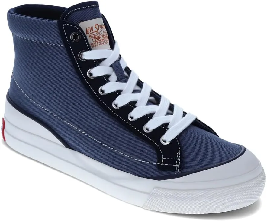 Levi's Mens LS1 Canvas and Suede Hightop Casual Sneaker Shoe