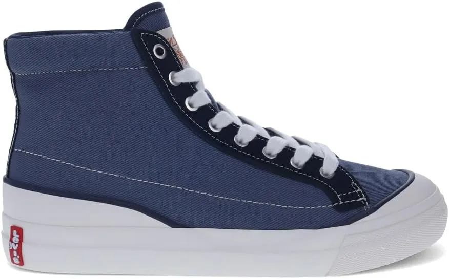 Levi's Mens LS1 Canvas and Suede Hightop Casual Sneaker Shoe