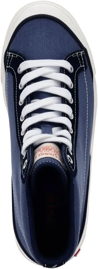Levi's Mens LS1 Canvas and Suede Hightop Casual Sneaker Shoe