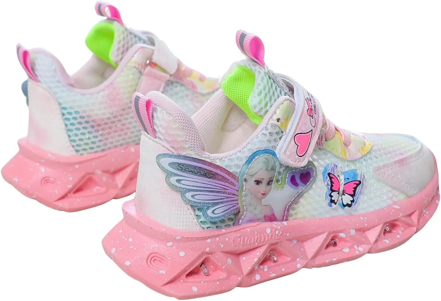 Light Up Shoes for Girls LED Princess Sneakers Zapatos para Niñas Baby Toddler Birthday Shoes Tenis para Niñas