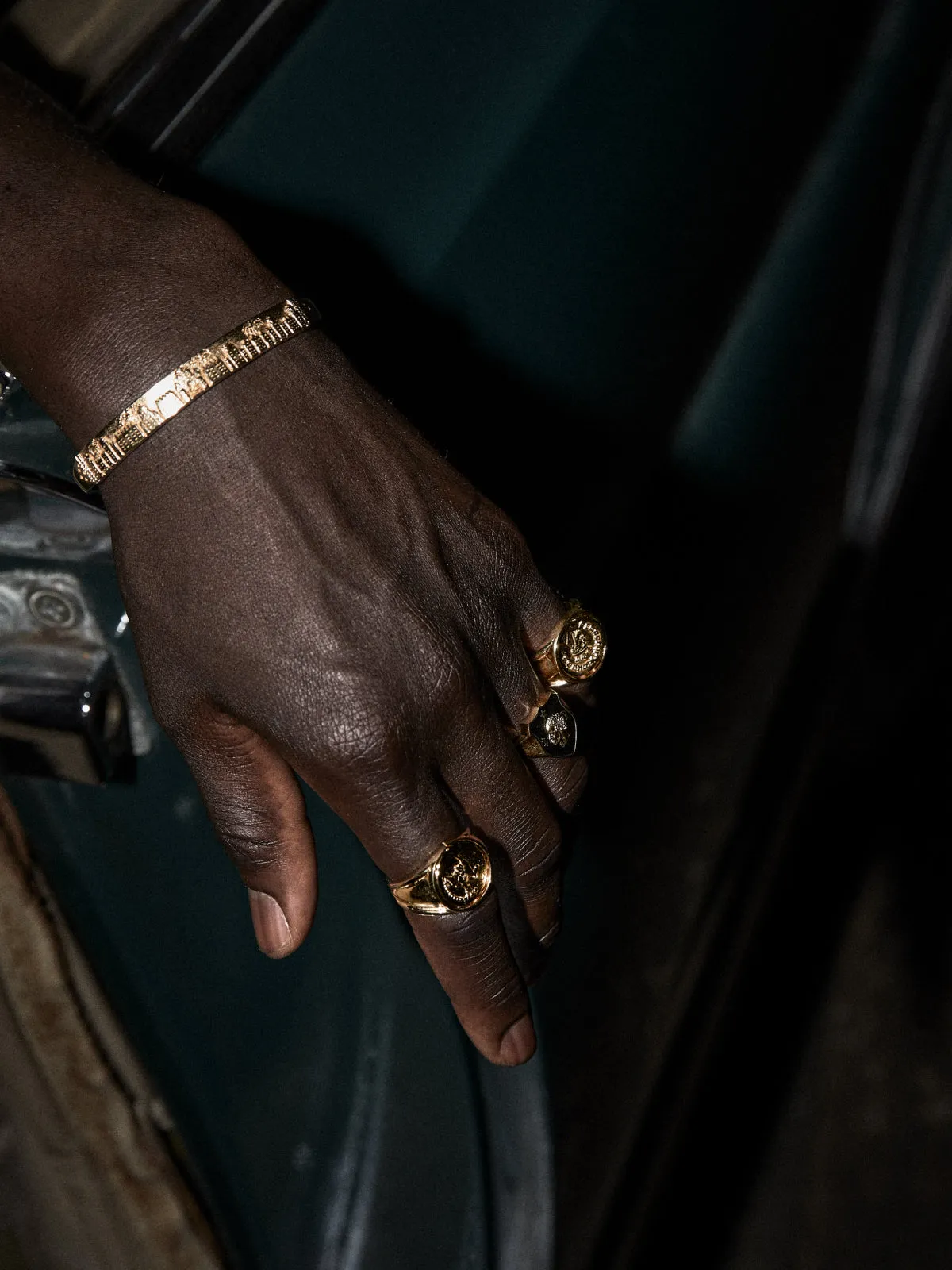 Malian Landscape Cuff Bracelet