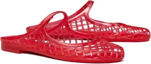 Mary Jane Jelly Mesh Hollow Flat Sandals for Women Closed Cute Trendy No Slip Causal Comfortable Closed Toe Flat Jelly Sandals Summer Mesh Walking Lightweight Running Beach Travel