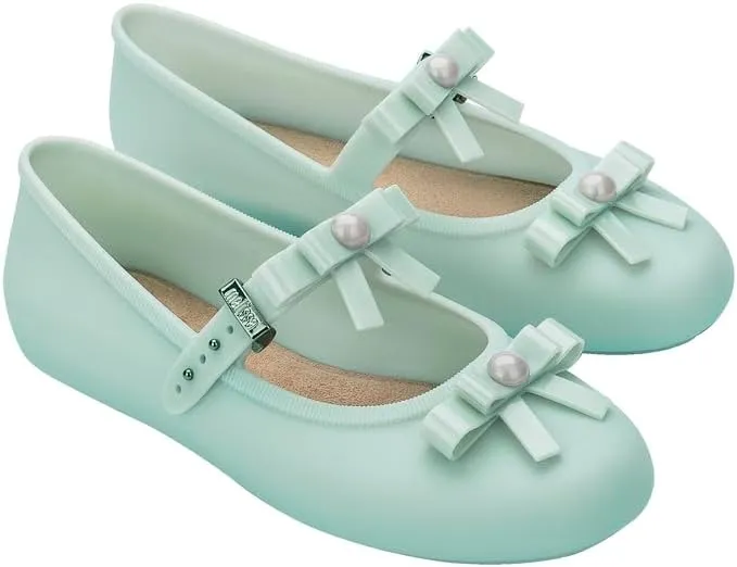 Melissa Soft Ballerina Collection - Seasonless Flats for Women - Classic Ballet Style with Adjustable Strap - Light-as-Air PVC Construction - Soft Foam Insole - Bubblegum Scent