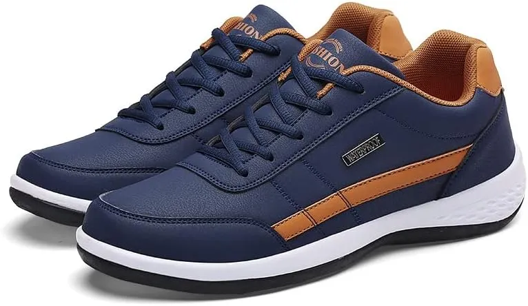 Men's Casual Comfortable Sneakers, Lightweight Durable Anti-Slip Sneakers, Street Style Trendy Shoes for Daily Wear