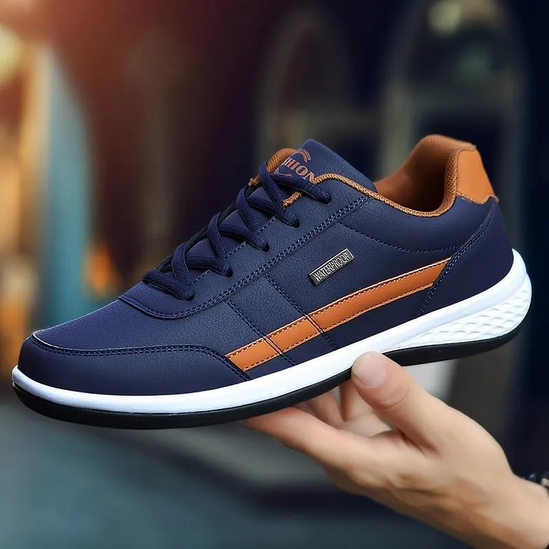 Men's Casual Comfortable Sneakers, Lightweight Durable Anti-Slip Sneakers, Street Style Trendy Shoes for Daily Wear