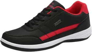Men's Comfy Trainers, Low Top Durable Sneakers for Outdoor Park Jogging Workout