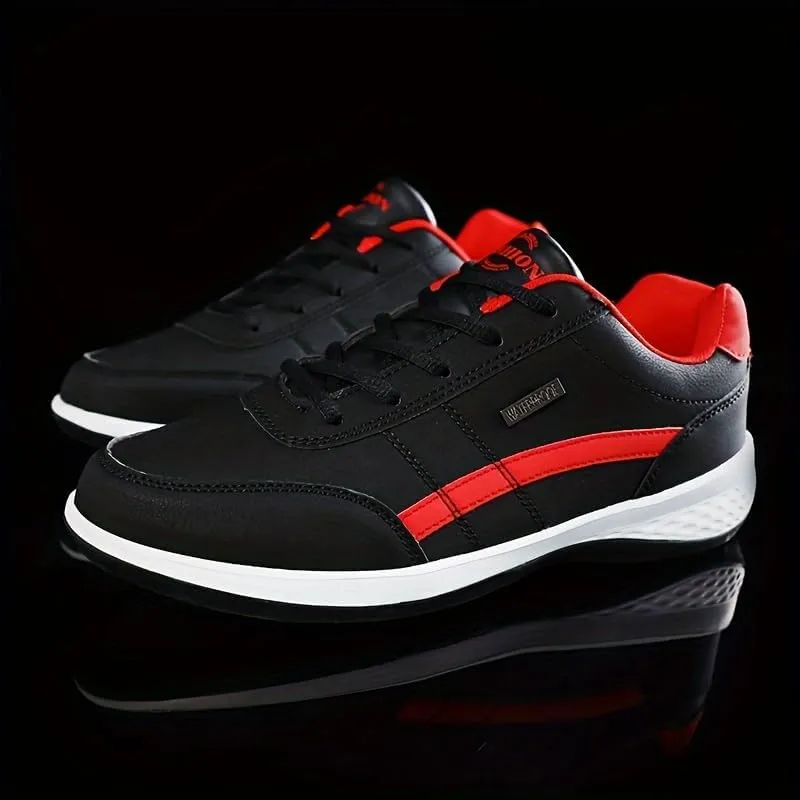 Men's Comfy Trainers, Low Top Durable Sneakers for Outdoor Park Jogging Workout