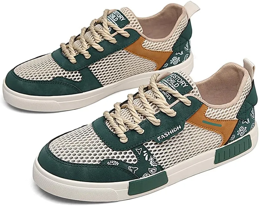 Men's Fashion Skate Walking Shoes Road Running Skateboarding Sneakers