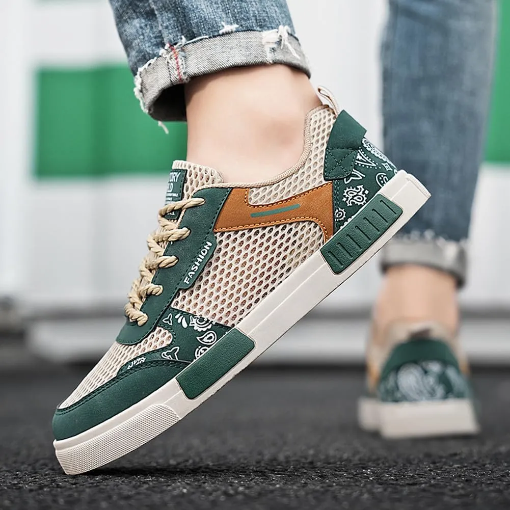 Men's Fashion Skate Walking Shoes Road Running Skateboarding Sneakers