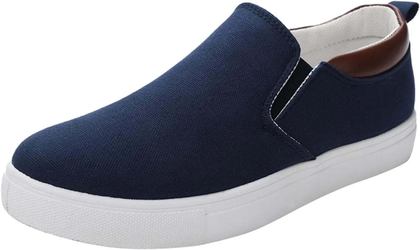 Mens Fashion Solid Color Canvas Flat Bottom Comfortable Running Casual Shoes Men S Shoes Casual Men's Sport Boots Men Shoes