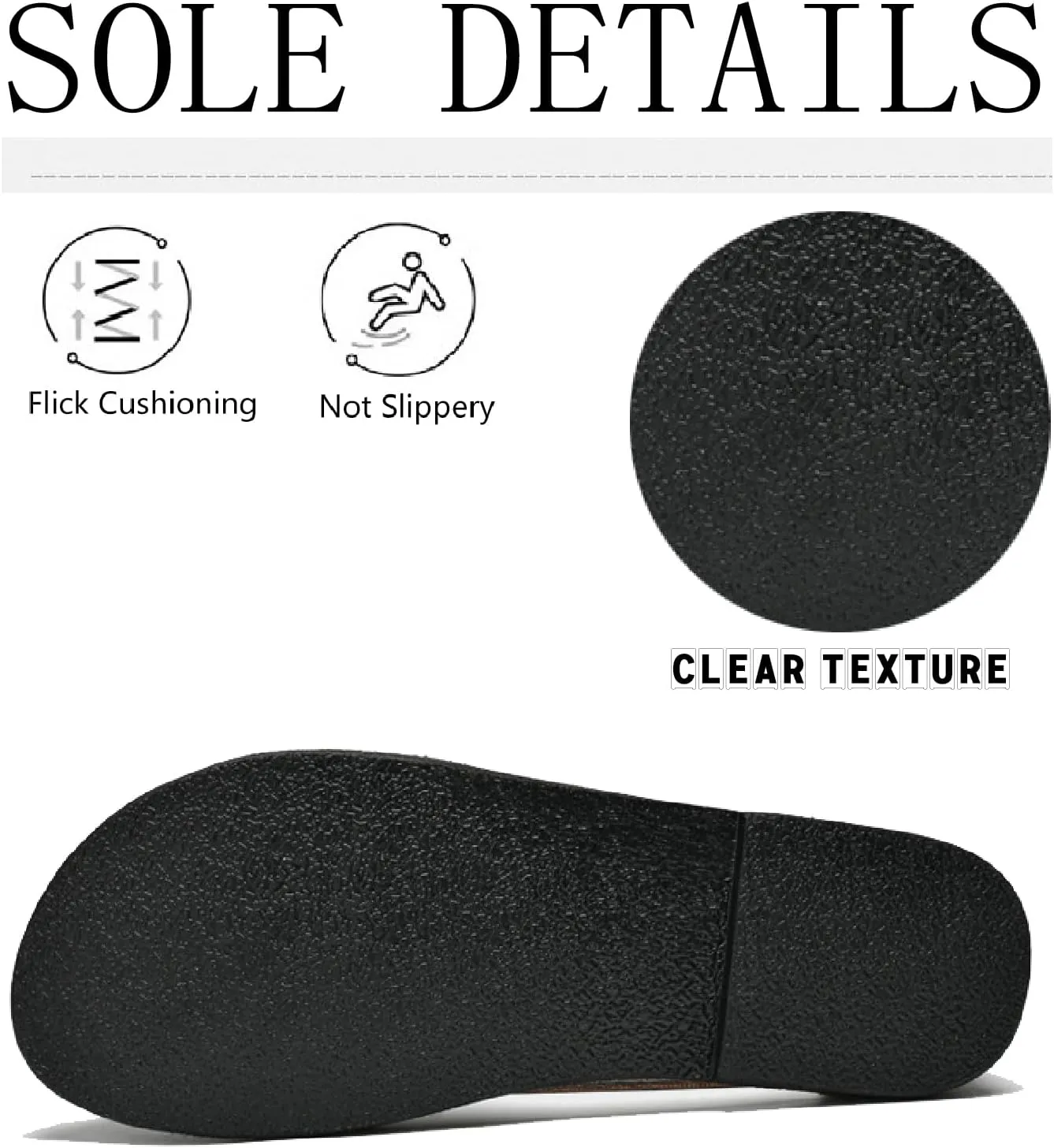 Men's Leather Flat Slides Sandals Comfortable Open Toe Anti-Slip Soft Bottom Hand Stitching Slip On Beach Slippers Summer Indoor Outdoor Casual Cutout Water Shoes