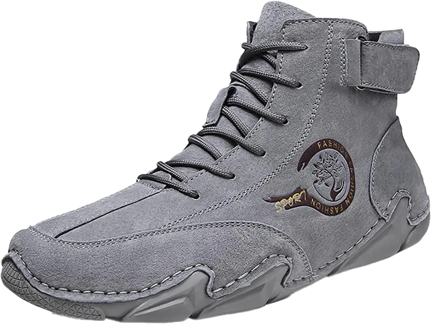 Men's Walking Shoes White Leather Sneakers Men Men’s Comfortable Casual Walking Tennis Shoes Slip on Shoes Men