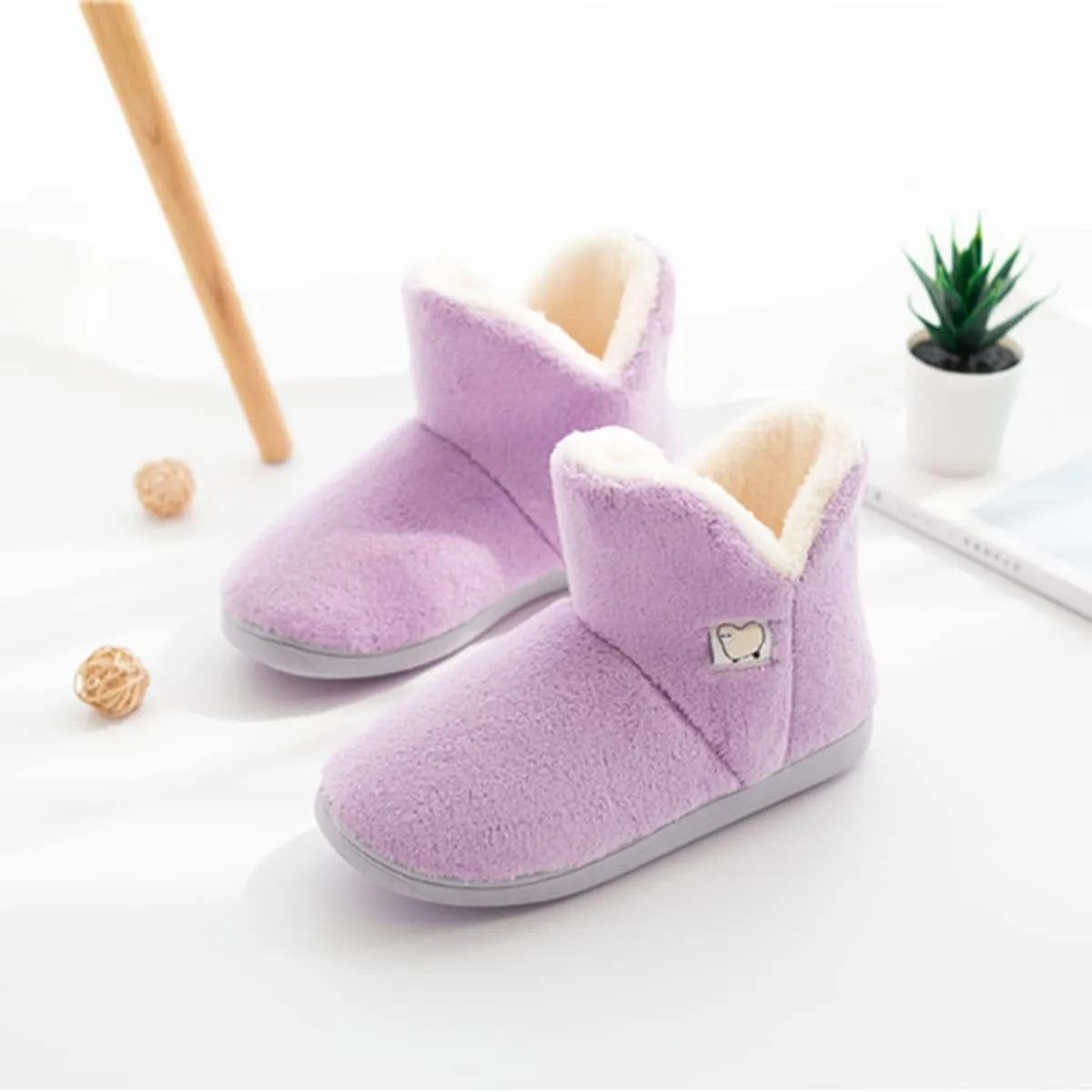 Mens Womens Comfort Slippers Plush Lining Winter Booties Slipper Memory Foam House Shoes Warm Boots Slippers