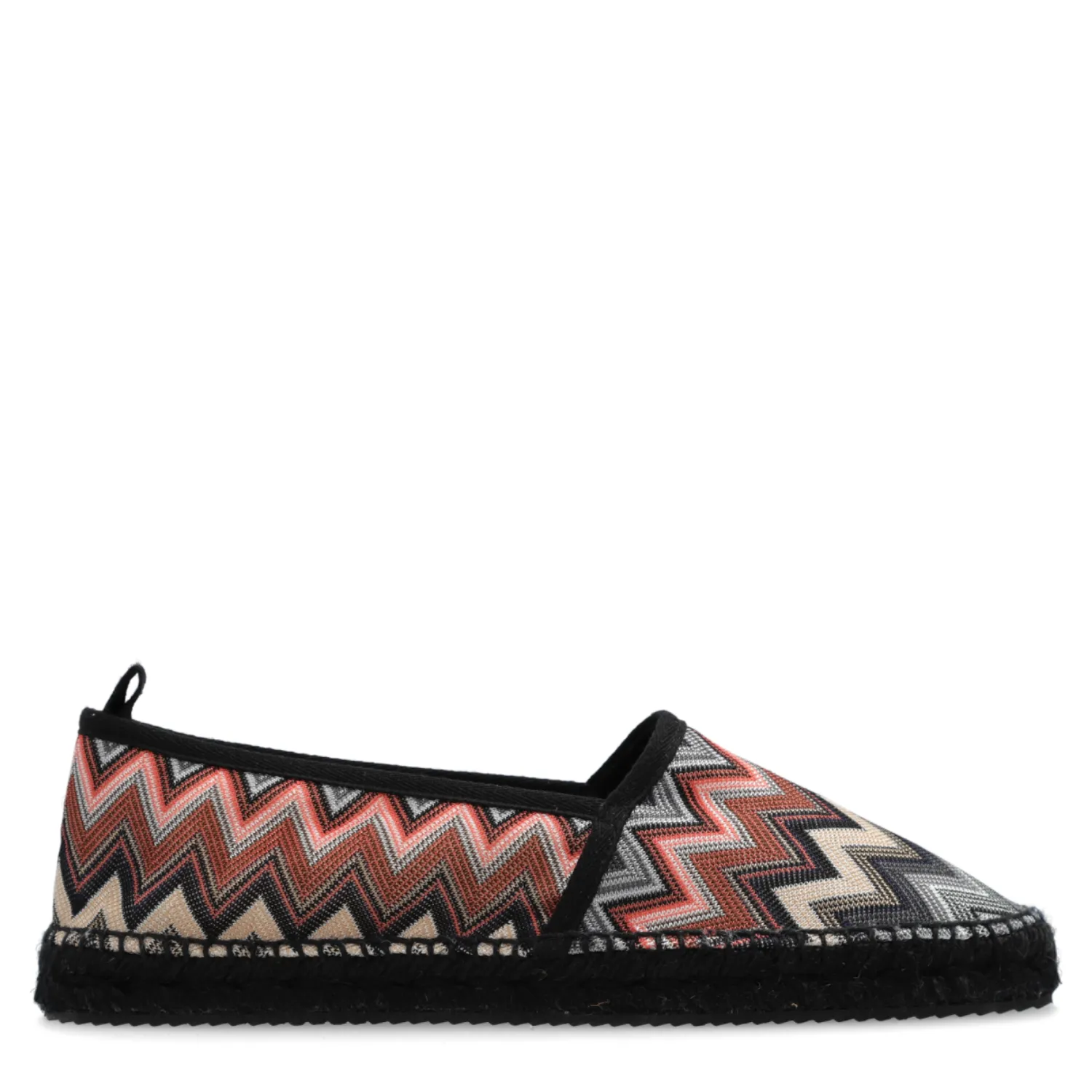 MISSONI ZIGZAG PATTERNED SLIP-ON ESPADRILLES