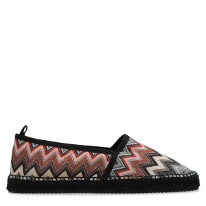 MISSONI ZIGZAG PATTERNED SLIP-ON ESPADRILLES