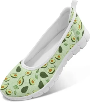 Modysero Womens Round Toe Slip On Flat Shoes for Summer Spring Mesh Flats for Women Daily Walking Shoes