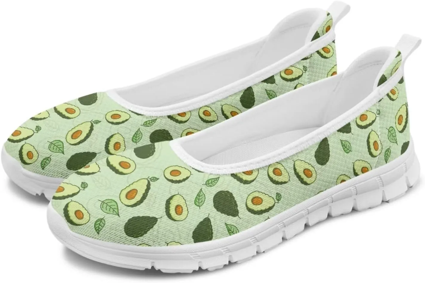 Modysero Womens Round Toe Slip On Flat Shoes for Summer Spring Mesh Flats for Women Daily Walking Shoes