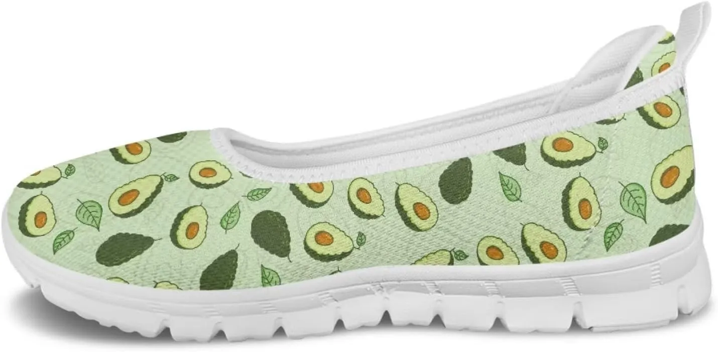 Modysero Womens Round Toe Slip On Flat Shoes for Summer Spring Mesh Flats for Women Daily Walking Shoes