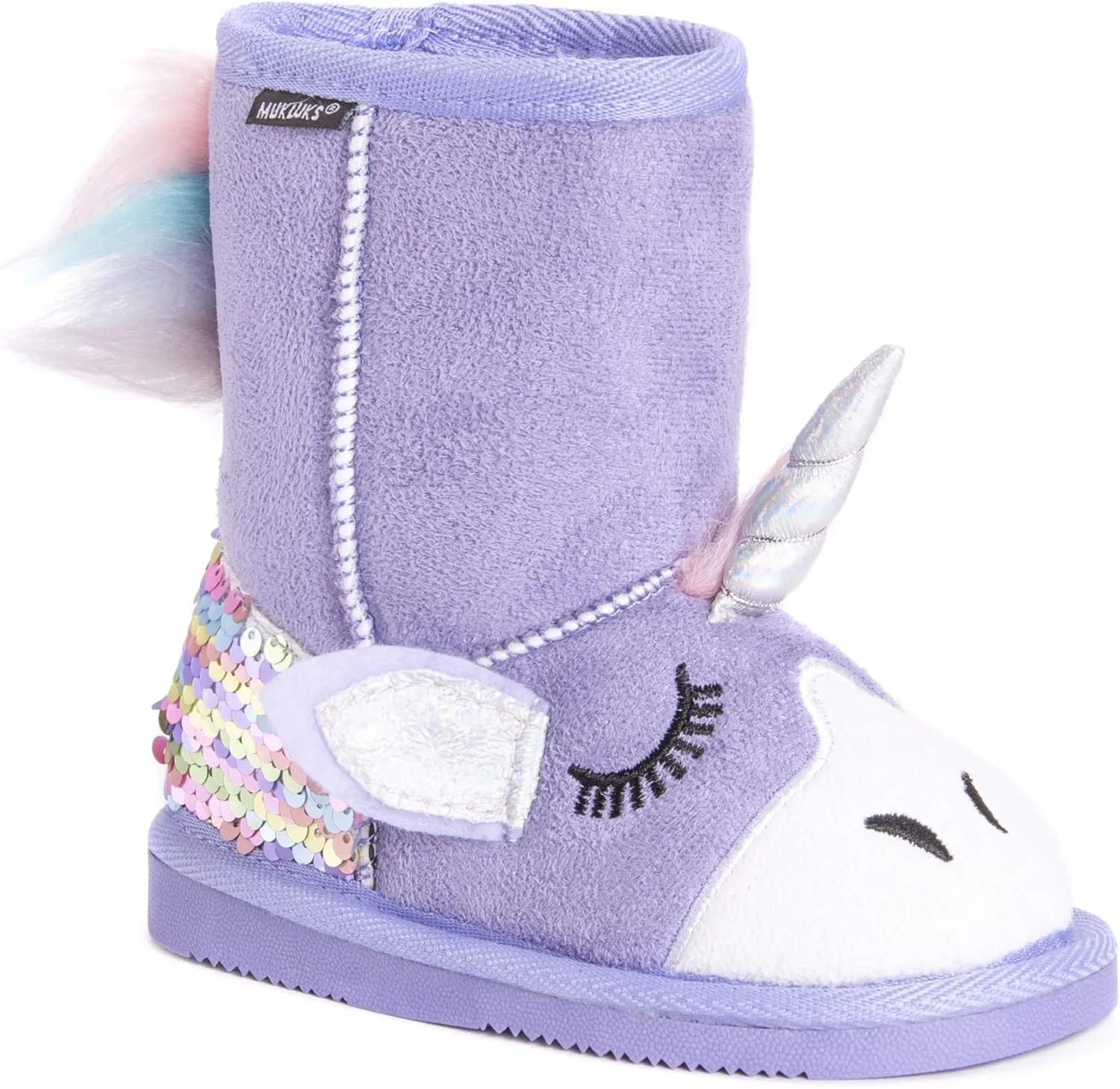 MUK LUKS Unisex-Child Kid's Luna Unicorn Boots Fashion