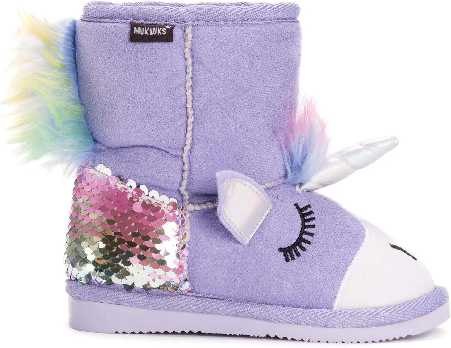 MUK LUKS Unisex-Child Kid's Luna Unicorn Boots Fashion