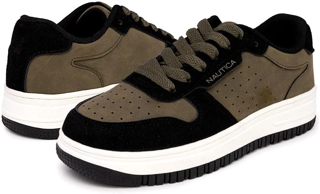 Nautica Boys Low-Top Sneakers, Basketball Tennis Shoes for Kids, Outdoor School Running Shoes - Sizes for Big Kid/Little Kid