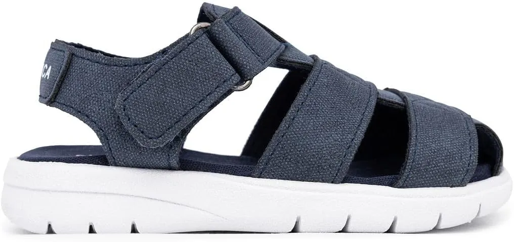 Nautica Toddler Sandals – Closed-Toe Athletic Summer Shoes for Boys & Girls with Adjustable Straps, Perfect for Active Play (Toddler & Little Kid Sizes)