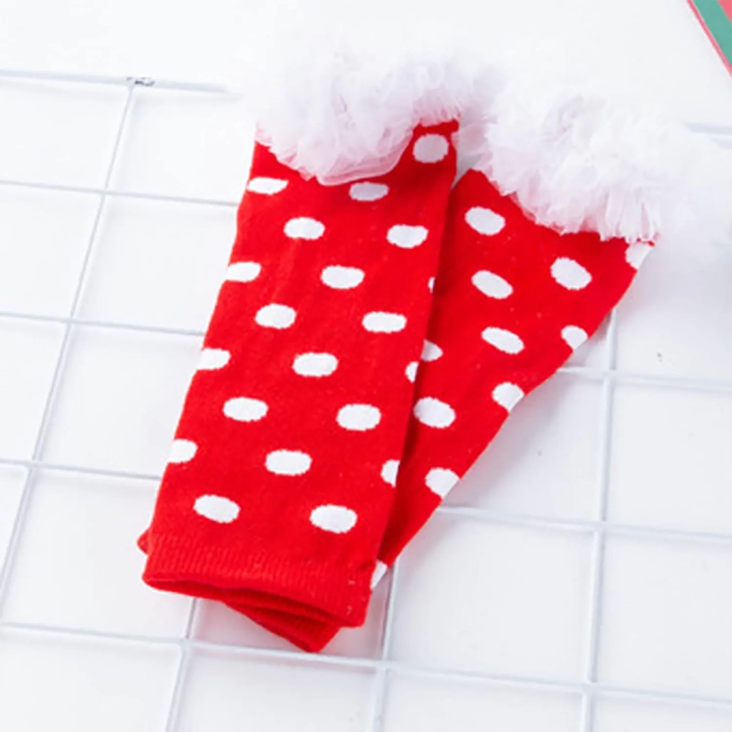 Newborn Baby Girl My First Christmas Outfit Romper Tutu Dress Headband Leg Warmer Shoes 4PCS Holiday Xmas Clothes Set