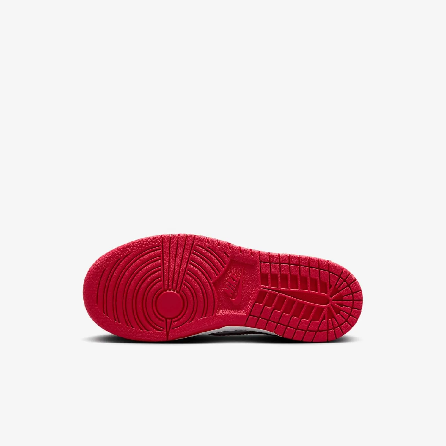 Nike Dunk Low Little Kids' Shoes (FB9108-119, White/University Red)