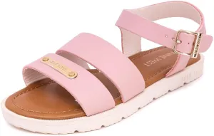 Nine West Girls Sandals Low Heel Dress Pump Ankle Strap Open Toe Wedding Party for Big Kids & Little Kids