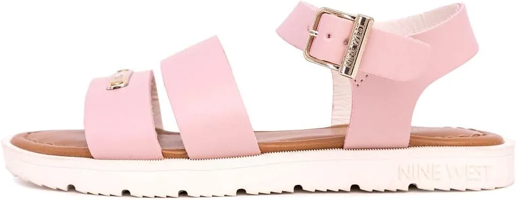 Nine West Girls Sandals Low Heel Dress Pump Ankle Strap Open Toe Wedding Party for Big Kids & Little Kids
