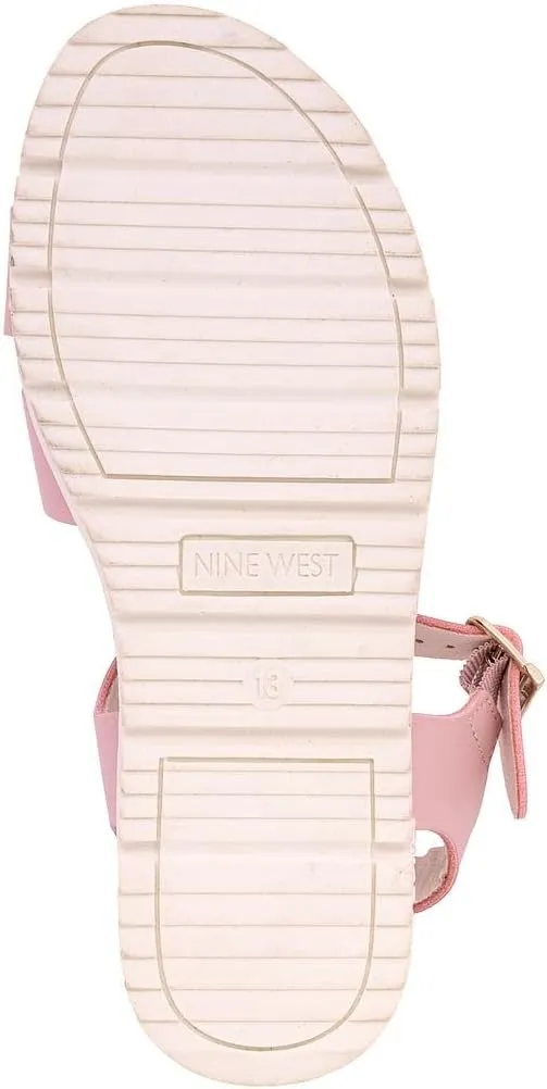 Nine West Girls Sandals Low Heel Dress Pump Ankle Strap Open Toe Wedding Party for Big Kids & Little Kids