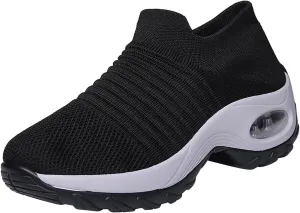 Non Slip Work Shoes Women, Walking Shoes Women, Work Gym Nurse Mesh Casual Fashion Sneakers Comfort Breathable Lightweight