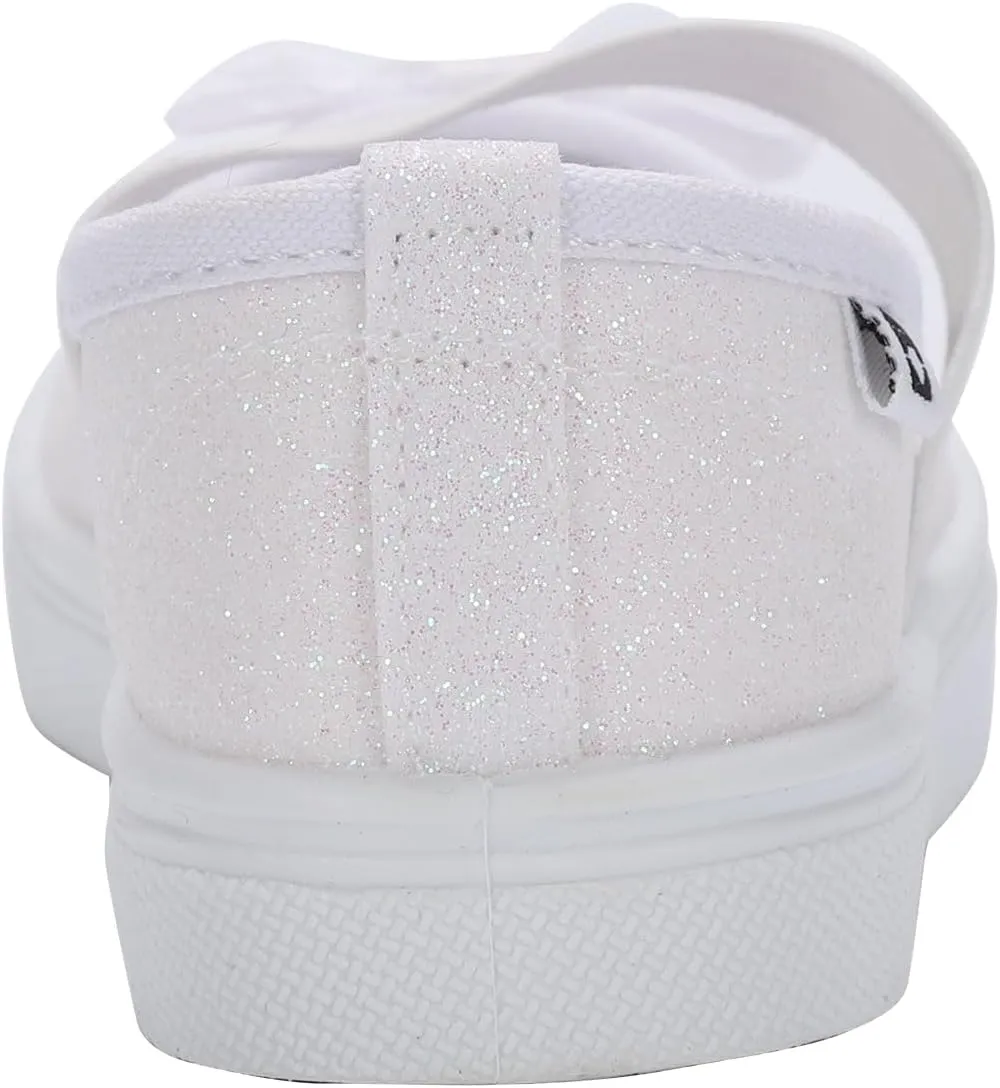 Oomphies Quinn Slip-On Mary Jane Shoes for Girls – Comfortable Elastic Strap, Cushioned Insole & Durable Rubber Sole