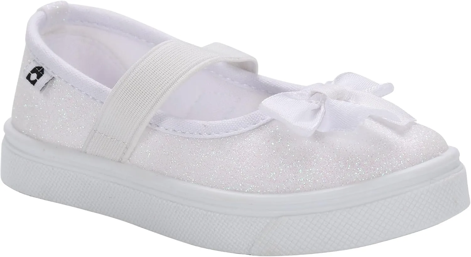 Oomphies Quinn Slip-On Mary Jane Shoes for Girls – Comfortable Elastic Strap, Cushioned Insole & Durable Rubber Sole
