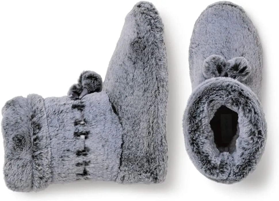 PajamaGram Women's Slipper Boots - Bootie Slippers for Women