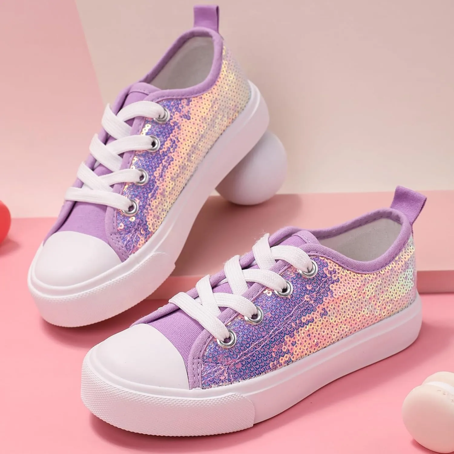 PATPAT Toddler Shoes for Girl & Boy, Toddler Sneakers Little Kid Shoes [Breathable & Comfortable] [Lightweight & Durable] Casual, Stylish and Comfortable Slip-On Canvas Sneaker Toddler Shoes Size