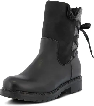 PATRIZIA Spring Step Dawna Ankle Boots for Women - Pull-On Ladies Boots with Zipper Closure - Tonal stitching Womens Boots for Outdoor