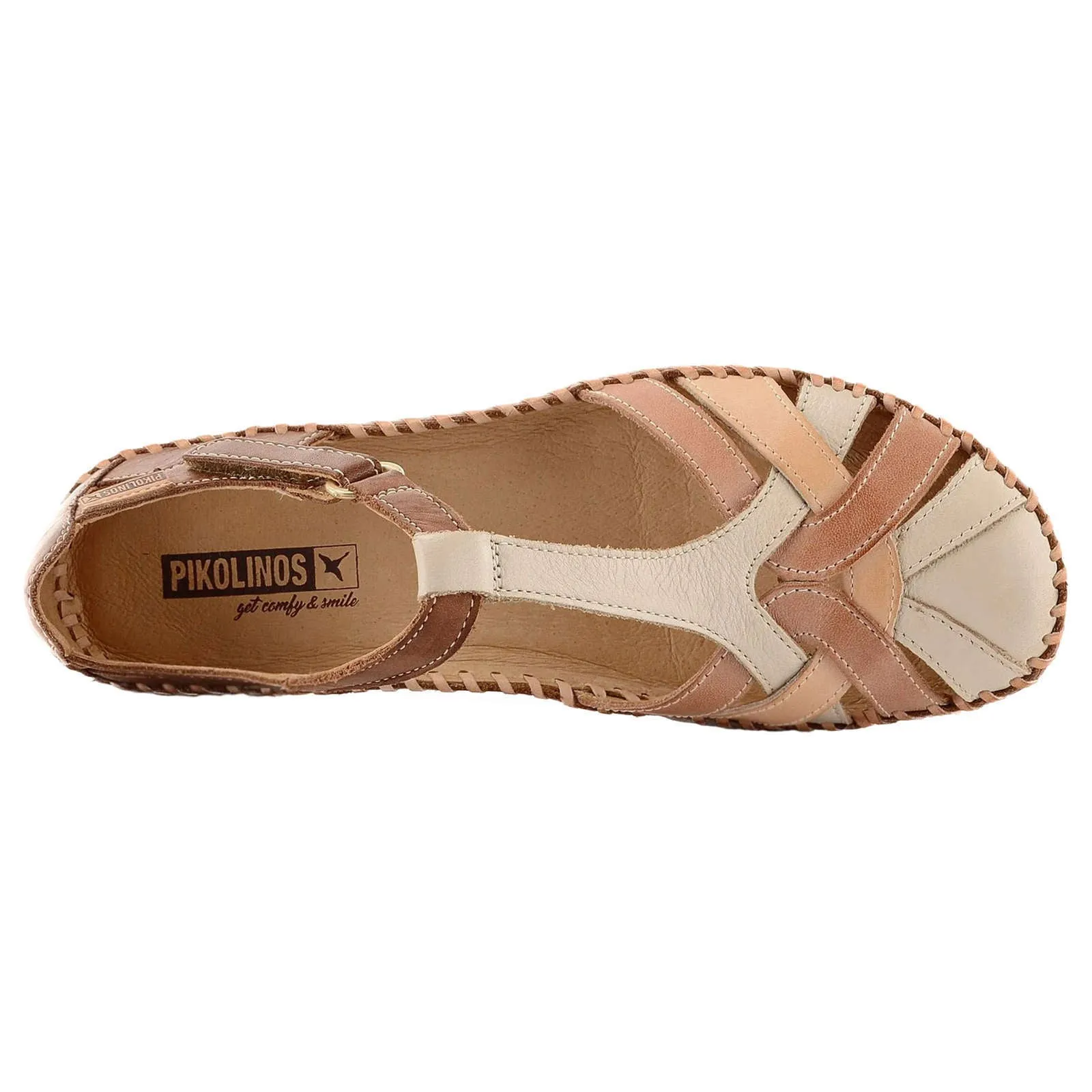 Pikolinos Puerto Vallarta Calfskin Leather Women's Ankle Strap Sandals