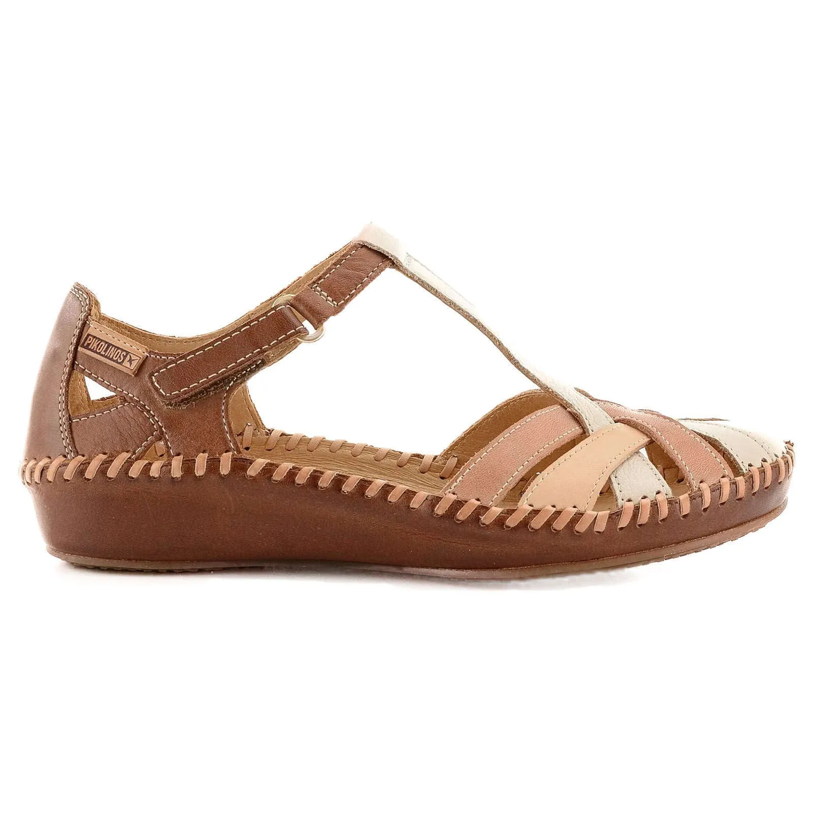 Pikolinos Puerto Vallarta Calfskin Leather Women's Ankle Strap Sandals