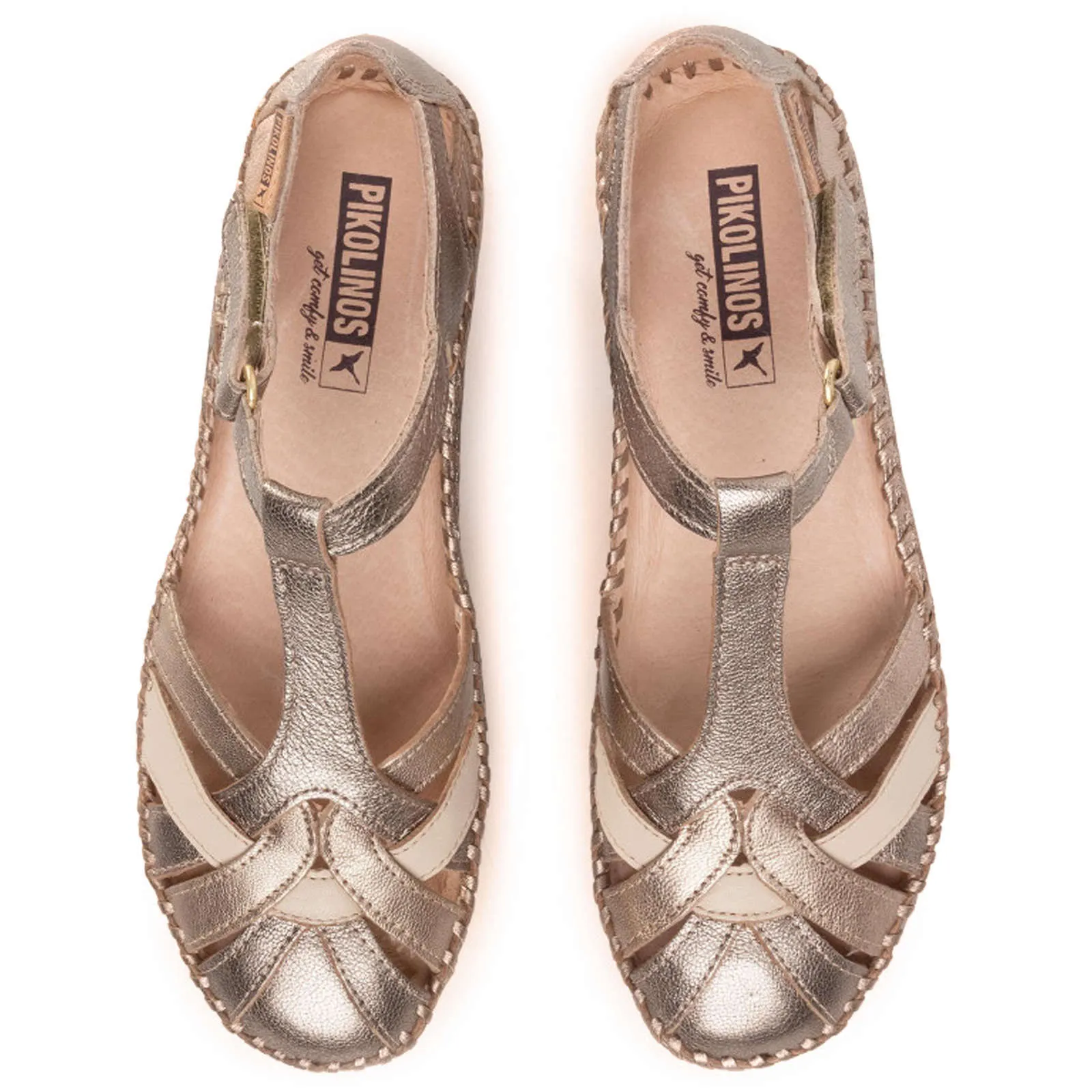 Pikolinos Puerto Vallarta Calfskin Leather Women's Ankle Strap Sandals