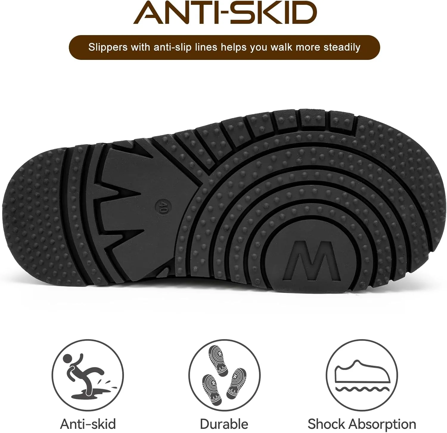Platform Slippers for Women Winter Snow Mini Boots Suede Warm Lined Shoes Short Ankle Anti-Slip Platform Boots Slip on Home Fuzzy Slippers for Indoor Outdoor