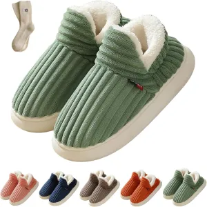Pluffi Cozy Stylish Slipper Booties, Winter Fluffy House Shoes for Women & Men
