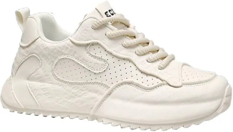 Plus Size Men's Trendy Street Style Low Top Skateboard Shoes, Comfy Non Slip Up Durable Sneakers for Outdoor Activities