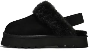 Project Cloud Genuine Suede Slippers for Women Indoor & Outdoor Disquette Womens Sandals Memory Foam Clogs for Women Shoes - Fur Water-Resistant House Shoes for Women Footwear (Slingy)