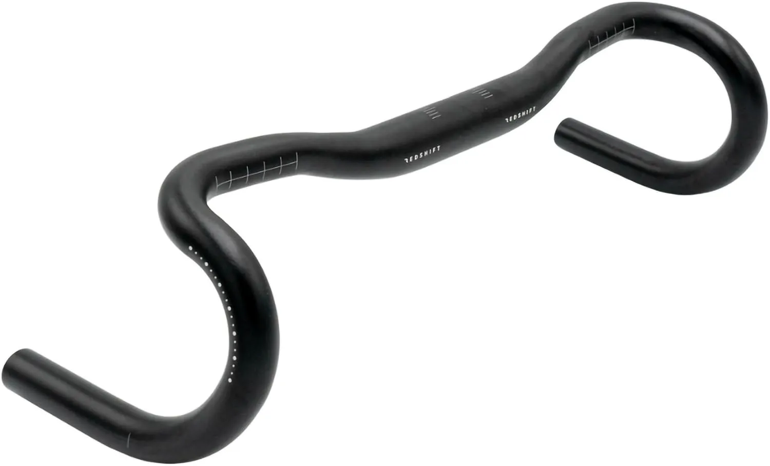 REDSHIFT Kitchen Sink Low Flare Handlebar without Loop for Road, Gravel, Touring, and Commuter Bikes, Aluminum Drop Bar, 31.8mm Clamp, with 20mm of Rise, 47cm Width