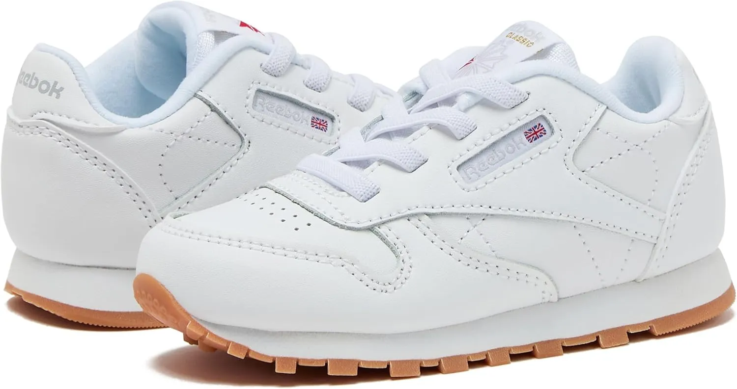 Reebok Classic Leather Girls and Boys Shoes for Kids, Toddler, Little Kid or Big Kid Sneakers, Girl or Boy Tennis Shoes