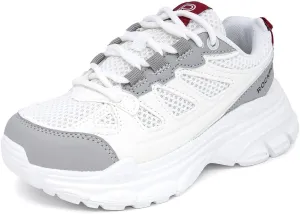 Rockport Kids Boys Sneakers - Durable, Breathable Mesh Design with Cushioned Sole for Comfort - Athletic Shoes for Walking, Running, and School Lace-Up/Bungee (Big Kids & Little Kids)