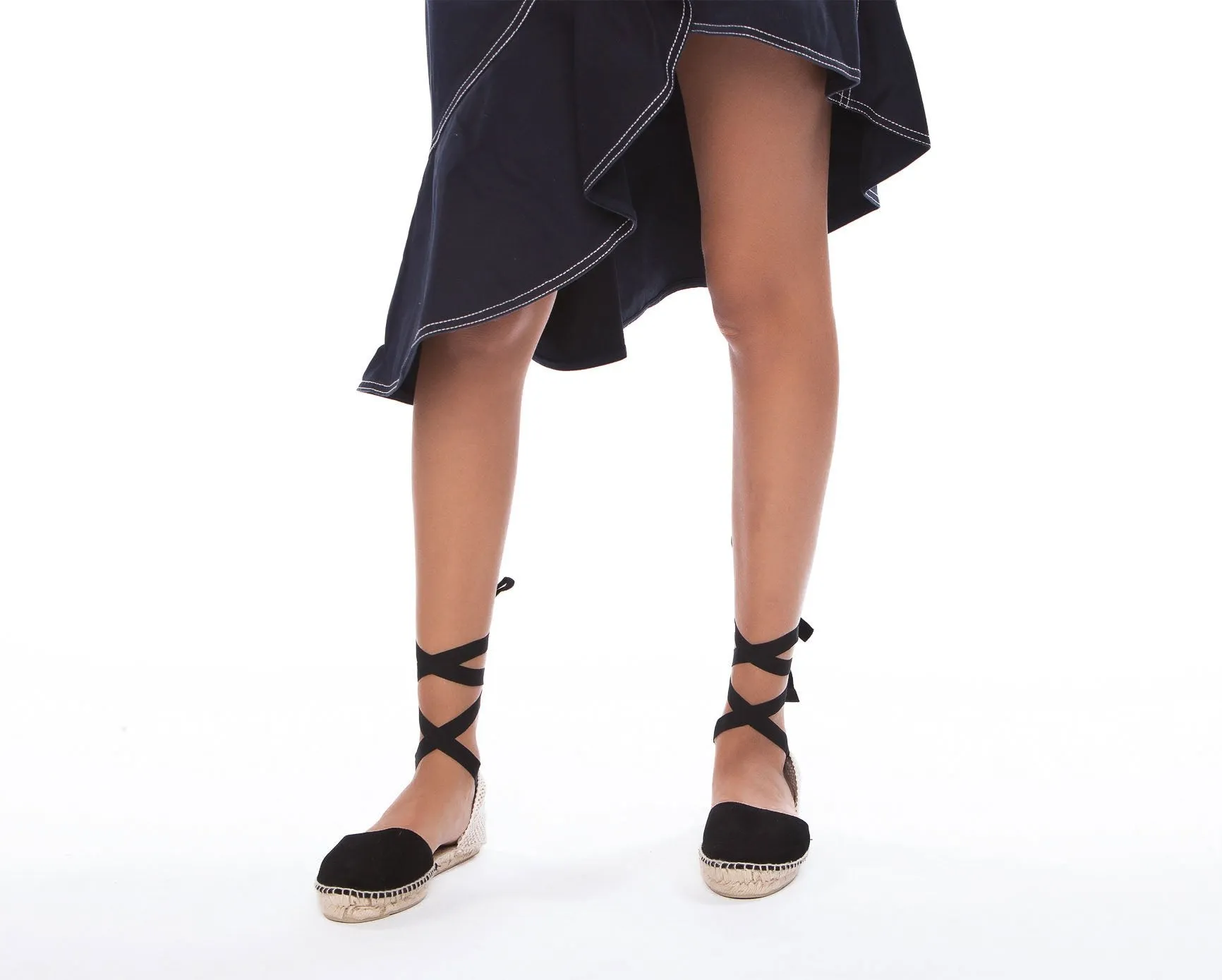 Sandals Black Instant - Unbelievable deal - Flat Hamptons
