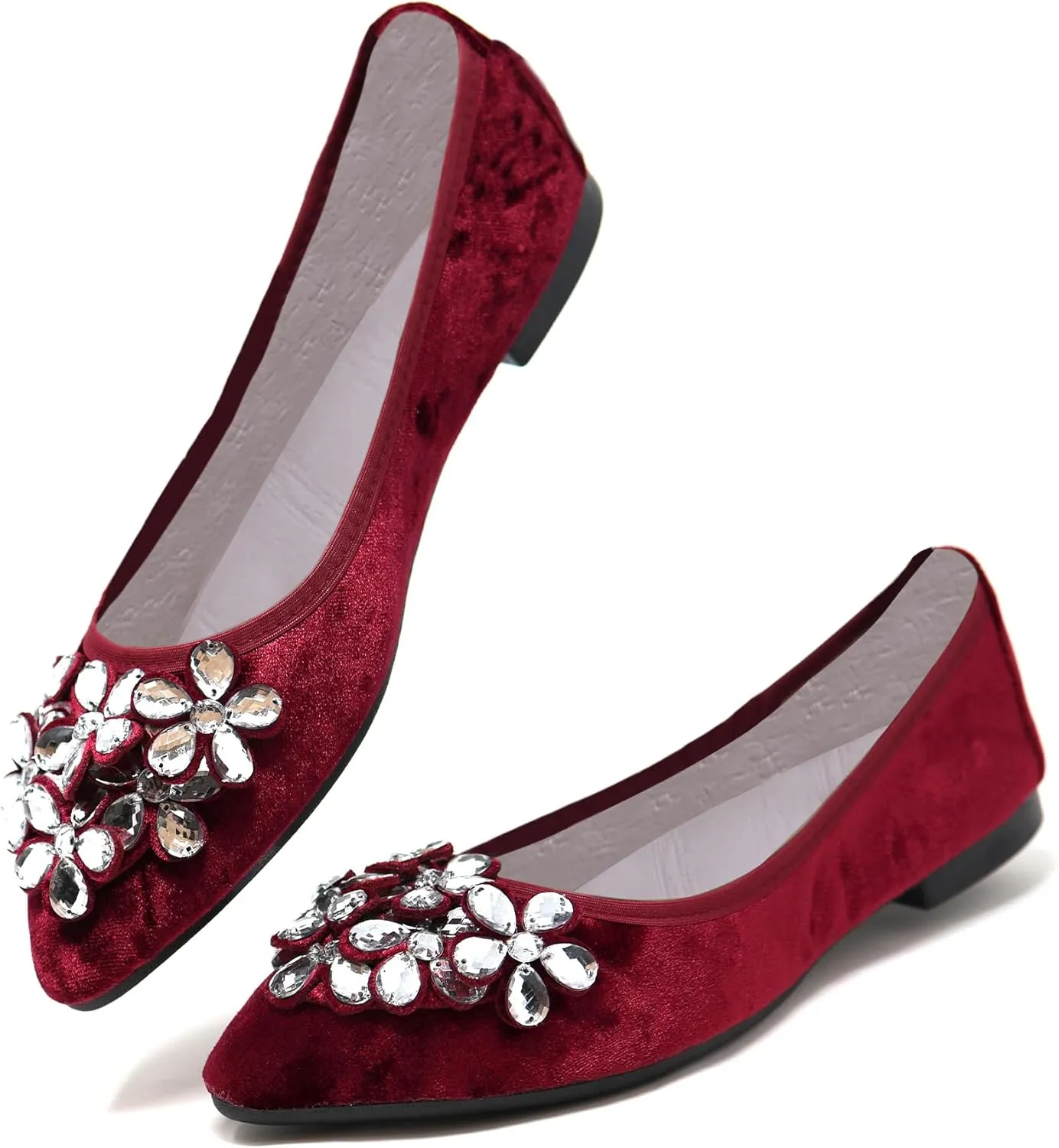 Silky Toes Foldable Flats for Women Dressy Ballet Shoes for Purse