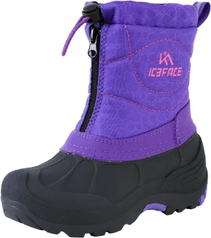 Snow Boots for Kids Waterproof Durable and Slip Resistant Winter Snow Boots for Boys and Girls with Insulated Fleece Lining, Perfect for Snowy Adventures. Ideal Snow Boots toddler to Keep Feet Warm and Dry
